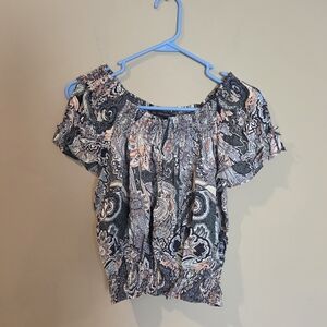 3/16 Zara Boho Floral Blouse